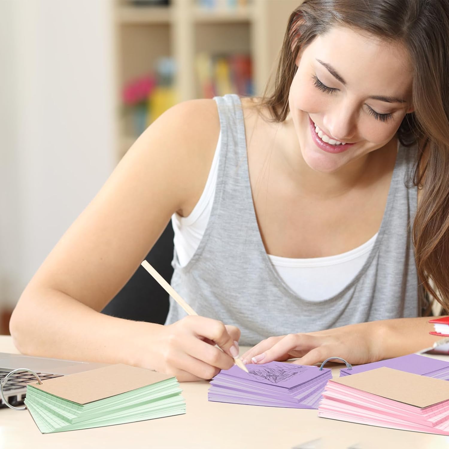 Thumbnail 5 de ojussa Flash Cards 300 PCS 3x5 inch