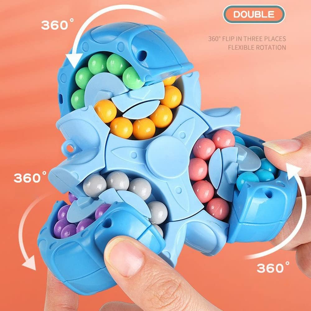 Detalle de EACHHAHA 2 Pieces Magic Beans Set — Rotating Cube Puzzle for Mind, Hands and Focus