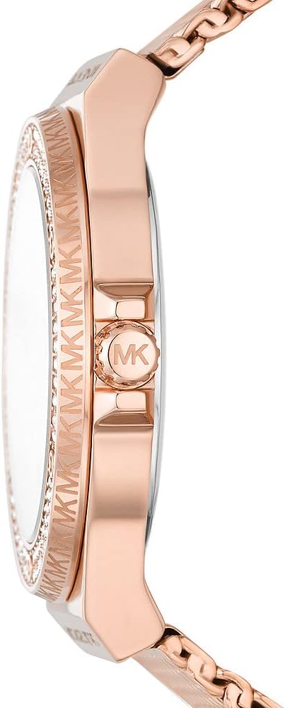 Thumbnail 3 de Michael Kors Lennox Orologio da Donna – Movimento Quarzo, Cassa in Acciaio Rosa e Cinturino in Acciaio Inossidabile
