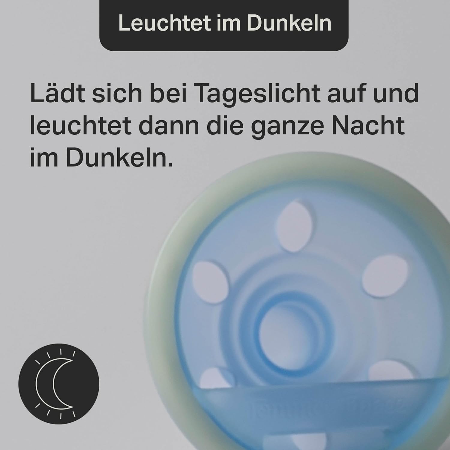 Thumbnail 4 de Tommee Tippee brustähnlicher Night Glow Schnuller 0-6m – 4er-Pack, einteiliges Silikondesign