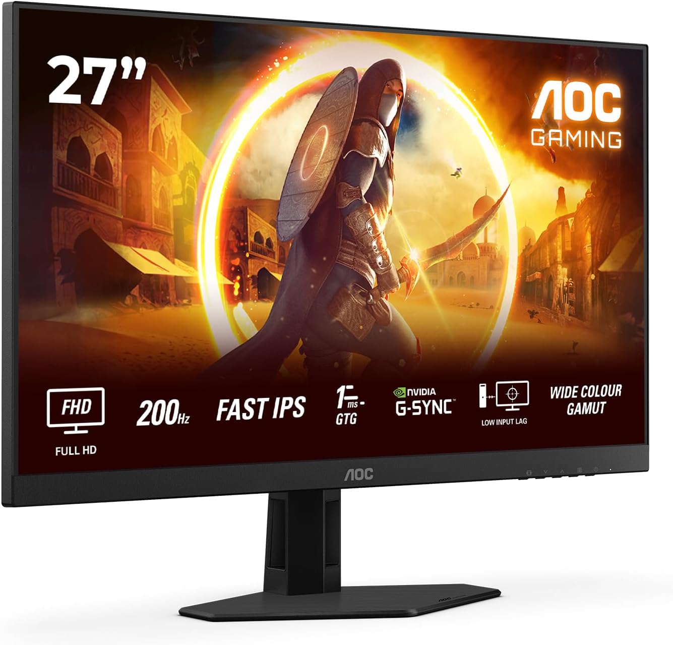 Detalle 2 de AOC Gaming Monitor 24G4ZR 23,8" FHD 260Hz: velocità, compatibilità e ergonomia in un solo schermo