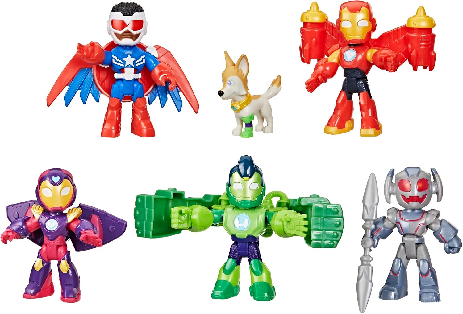 Detalle de Marvel Iron Man and His Awesome Friends 7,6 cm