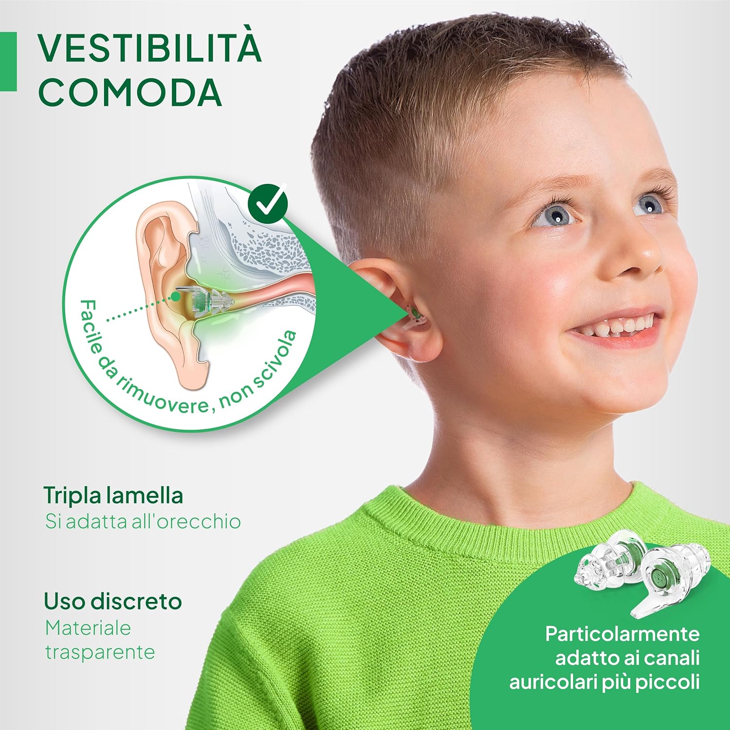 Thumbnail 3 de Senner KidsPro Plug tappi antirumore per bambini con contenitore in alluminio