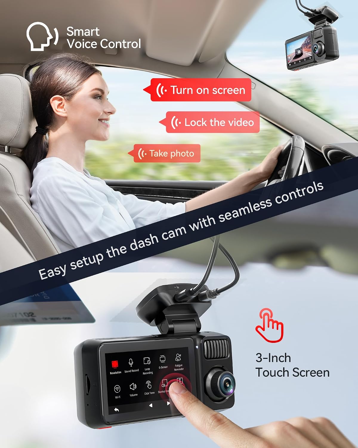Thumbnail 4 de REDTIGER F17 Elite 4K Dash Cam