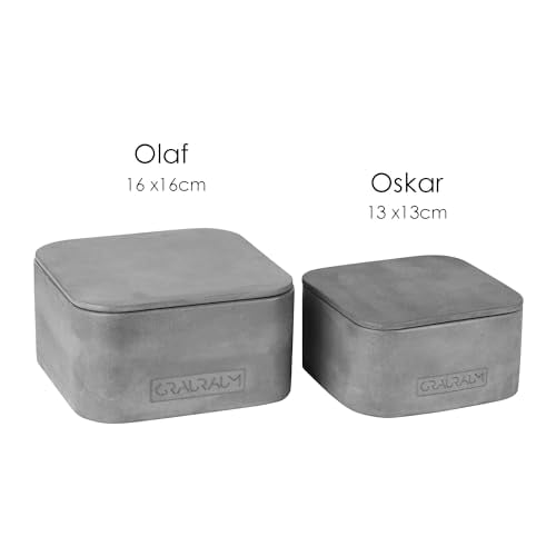 Detalle de GRAURAUM Outdoor-Feuer Set: Kerzenfeuer mit Dauerdocht 13 cm & 16 cm – handgefertigt in Deutschland