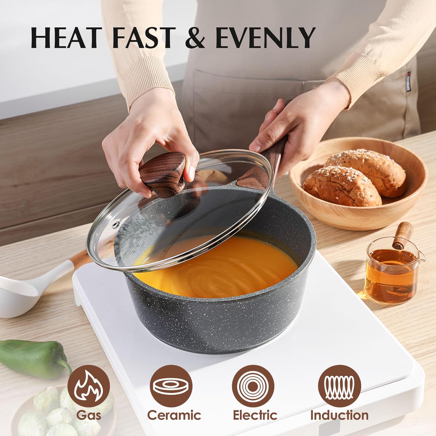 Thumbnail 3 de SENSARTE 13-Piece Nonstick Cookware Set