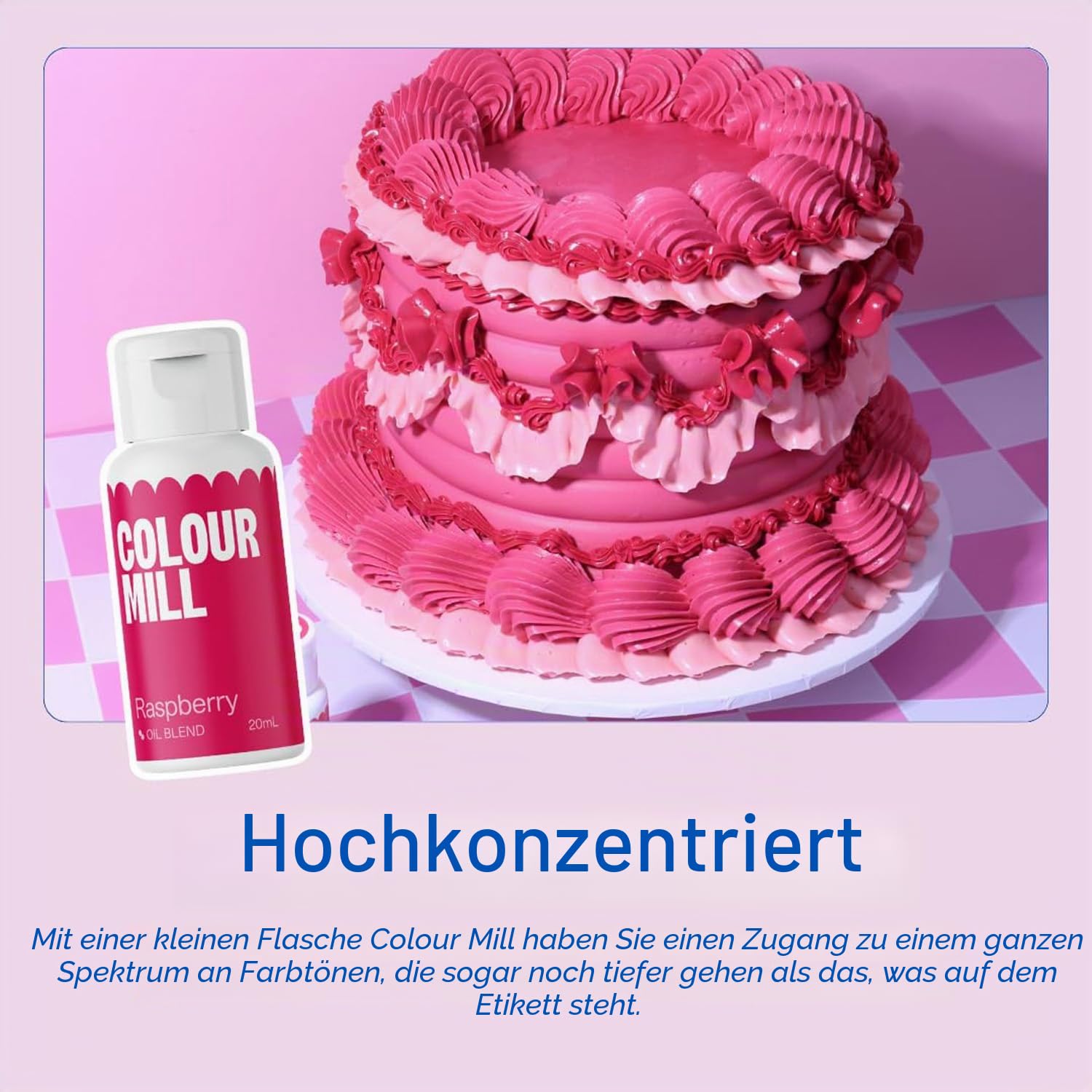 Detalle de Colour Mill Oil Blend Lebensmittelfarbe Baby Pink – 100 ml