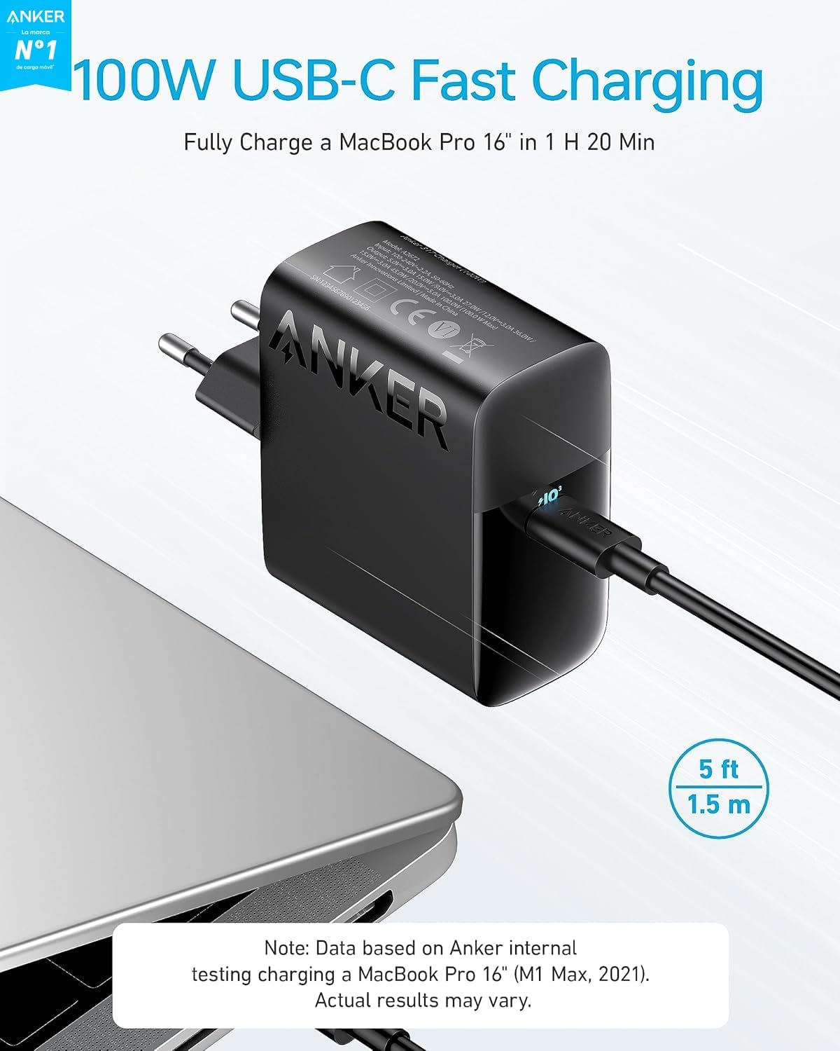 Thumbnail 1 de Anker Cargador USB-C 100 W