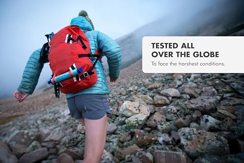 Thumbnail 9 de LifeStraw Personal Water Filter for Hiking, Travel and Emergency (Blue)