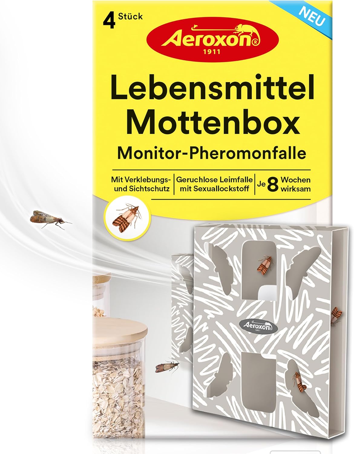 Thumbnail 6 de AEROXON Lebensmittelmotten Falle 6 Stück