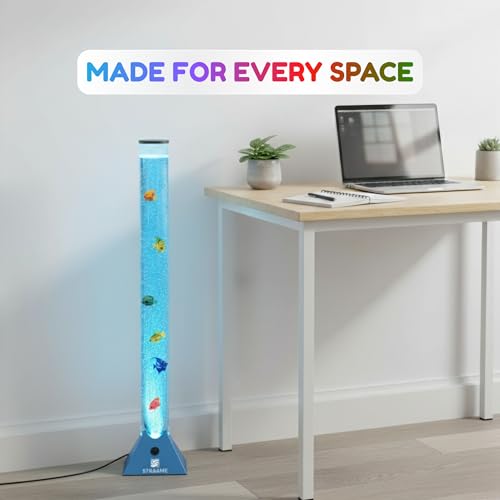 Thumbnail 6 de Straame 90cm LED Bubble Fish Lamp with Colour Changing Sensory Light