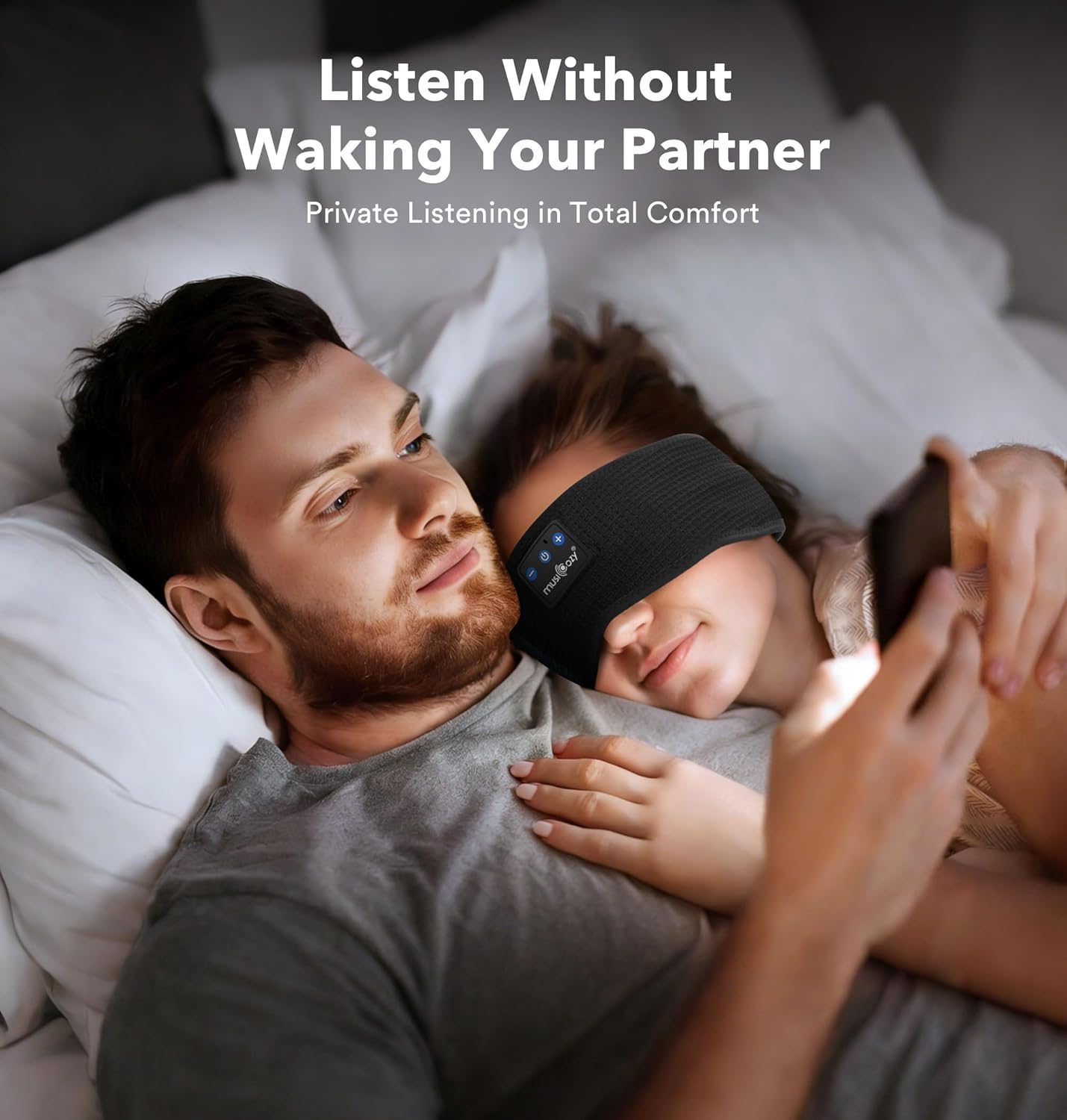 Thumbnail 5 de MUSICOZY Bluetooth Sleep Headphones 16Hrs