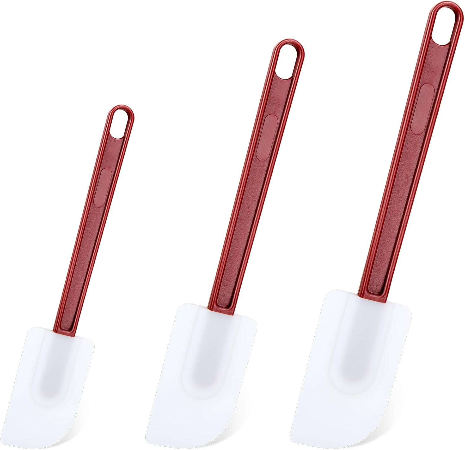 Thumbnail 6 de 3 Stück Silikon Pfannenwender 41 cm – BPA-freier Gummi-Spachtel, hitzebeständig bis 260 °C, Nylongriff