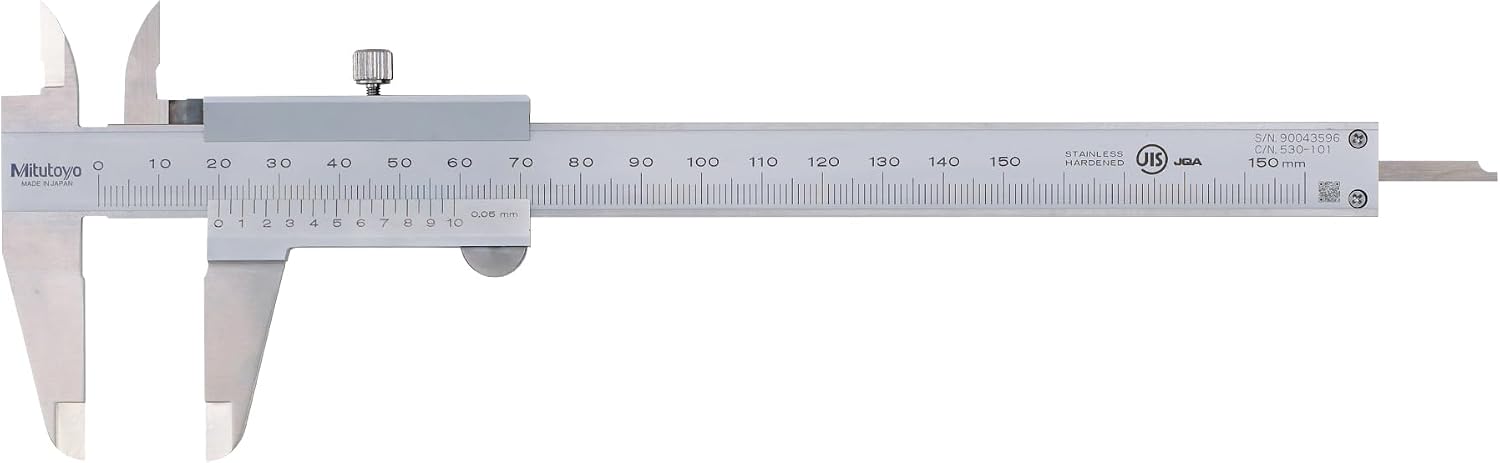 Detalle de Mitutoyo Pied à coulisse à vernier 0-150 mm – précision 0,05 mm, depth gauge standard