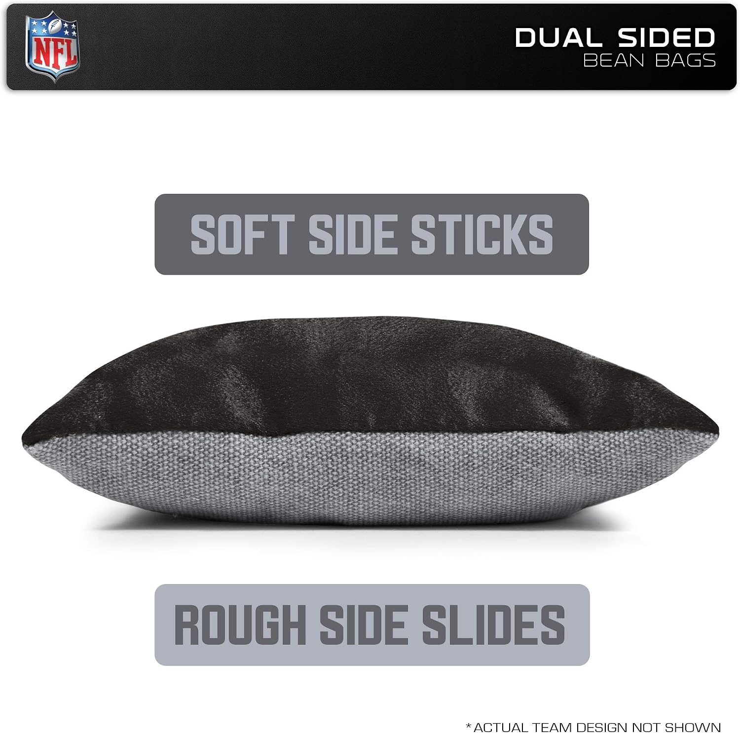 Detalle de Wild Sports worki do cornhole Seattle Seahawks, dwustronne, zestaw 8 szt.