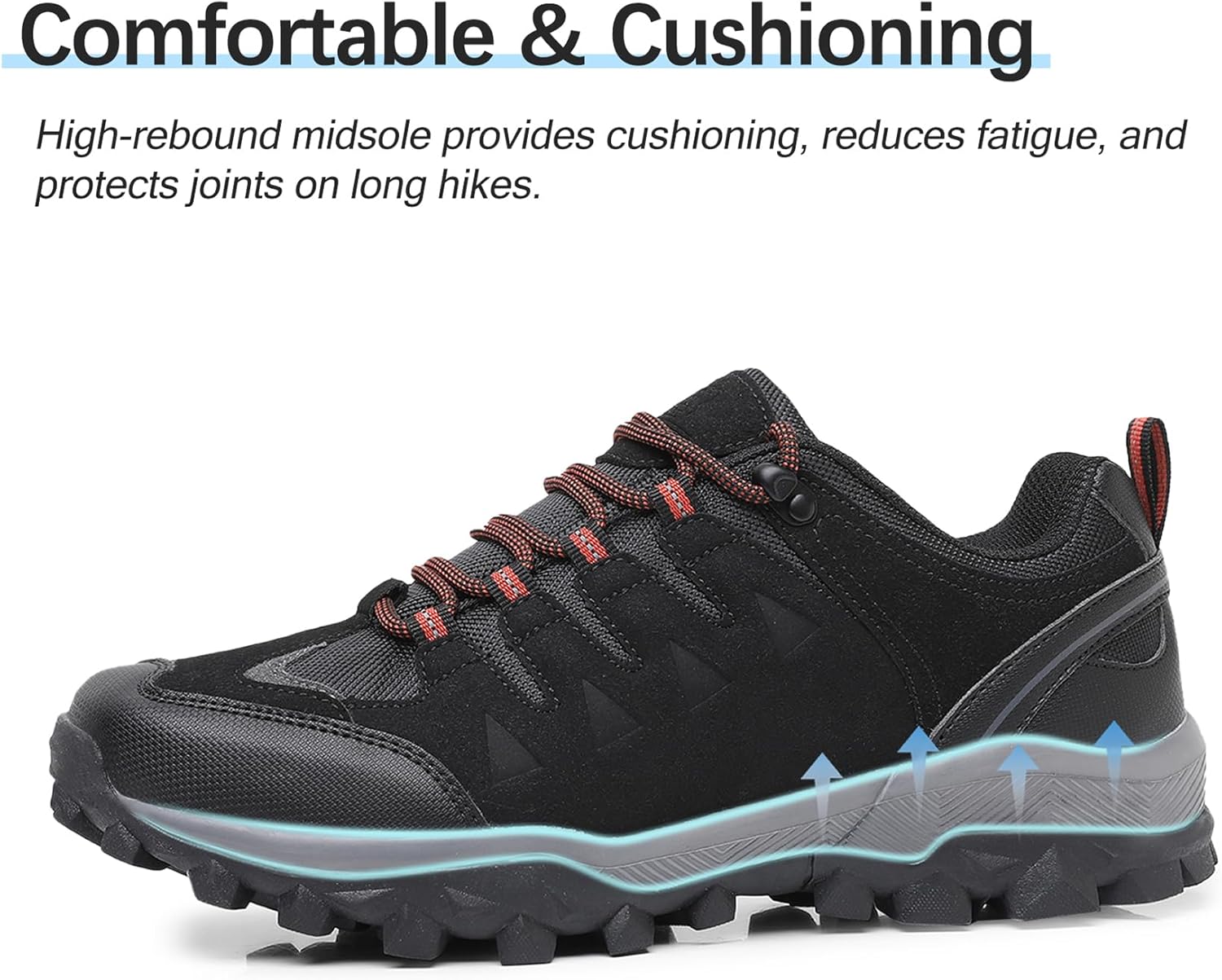 Thumbnail 1 de TRAILBLITZ Walking Shoes for Men: Lightweight, Non-Slip Hiking Boots