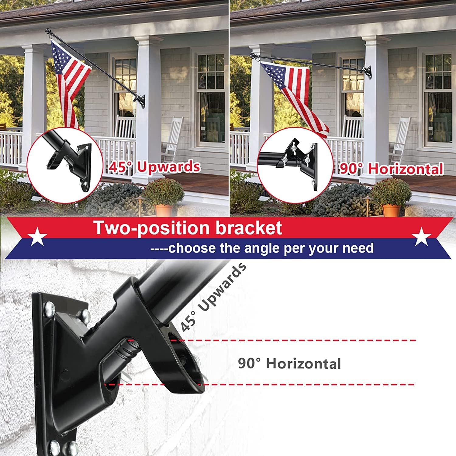 Thumbnail 4 de Stainless Steel Flagpole Kit, 5 ft