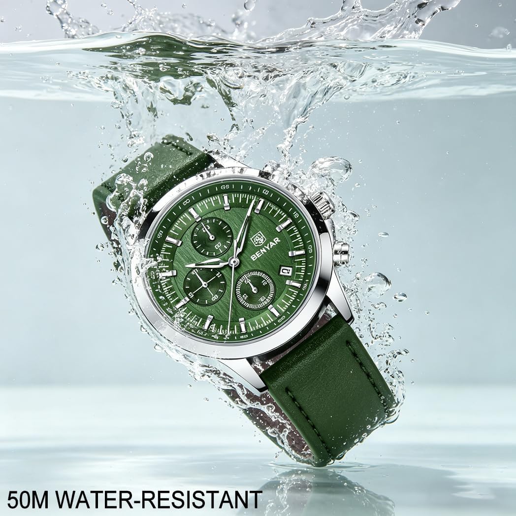Thumbnail 3 de BENYAR Chronograph Herrenuhr 42 mm Quarz