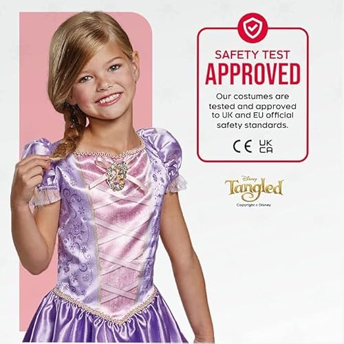Thumbnail 6 de Disney Princesas Disfraz Rapunzel oficial para niñas 3–8 años