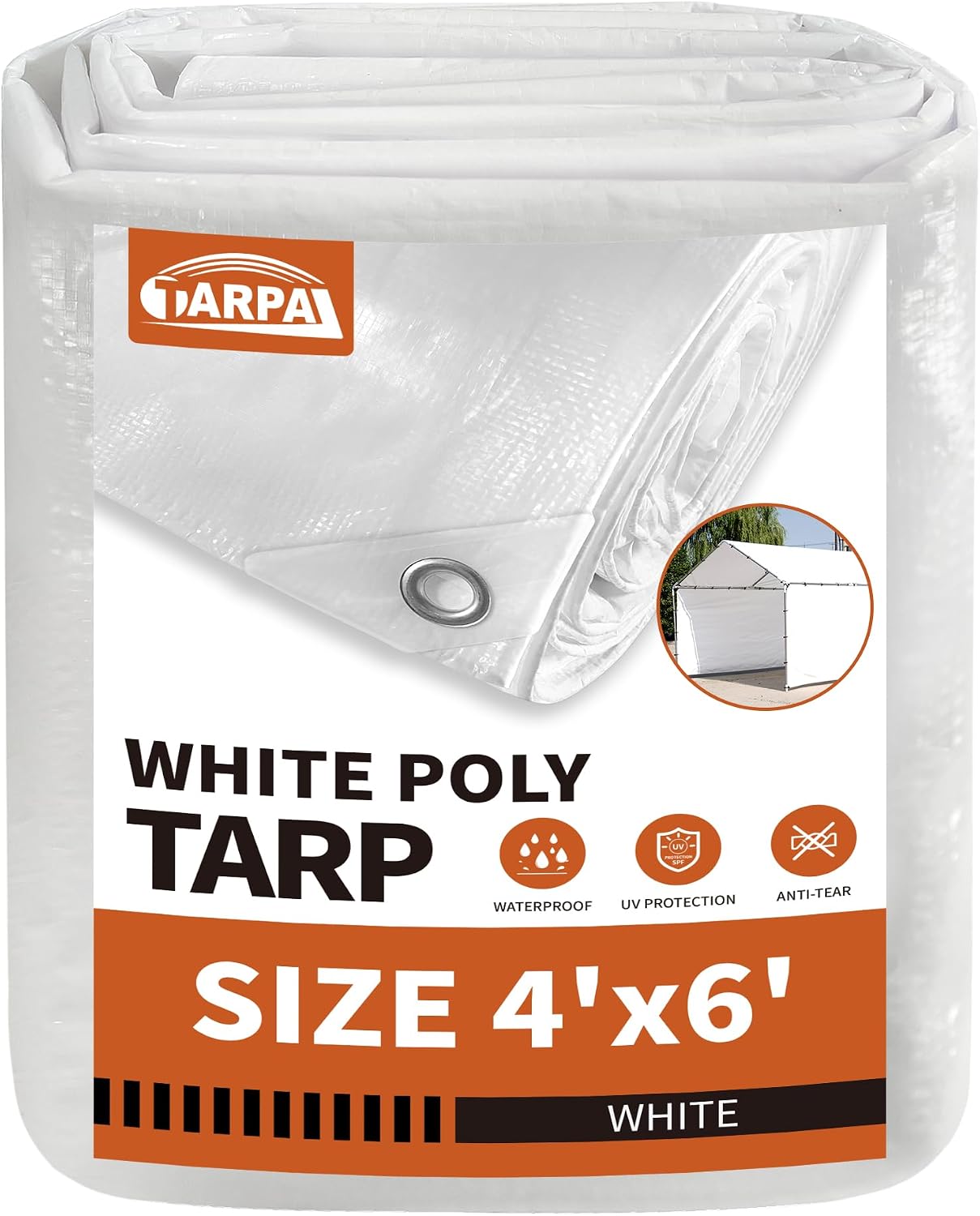 Detalle de TARPAL Poly Tarp 4x6 Feet