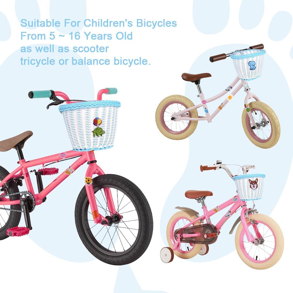 Thumbnail 4 de Flintronic Kids Bike Basket Handwoven