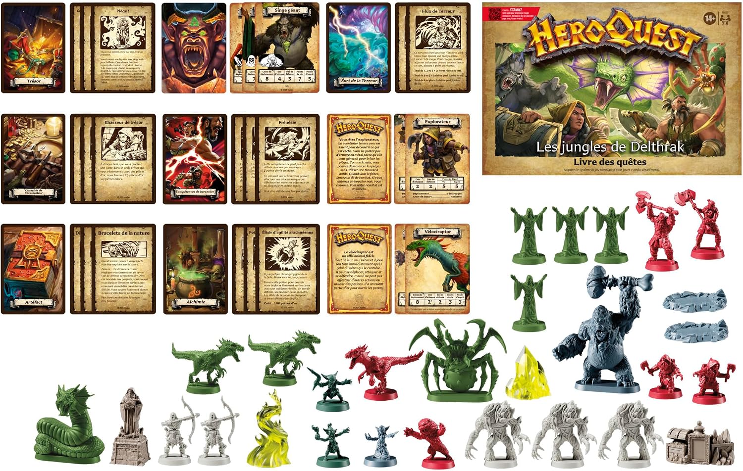 Detalle de HEROQUEST Jungles of DELTHRAK extension
