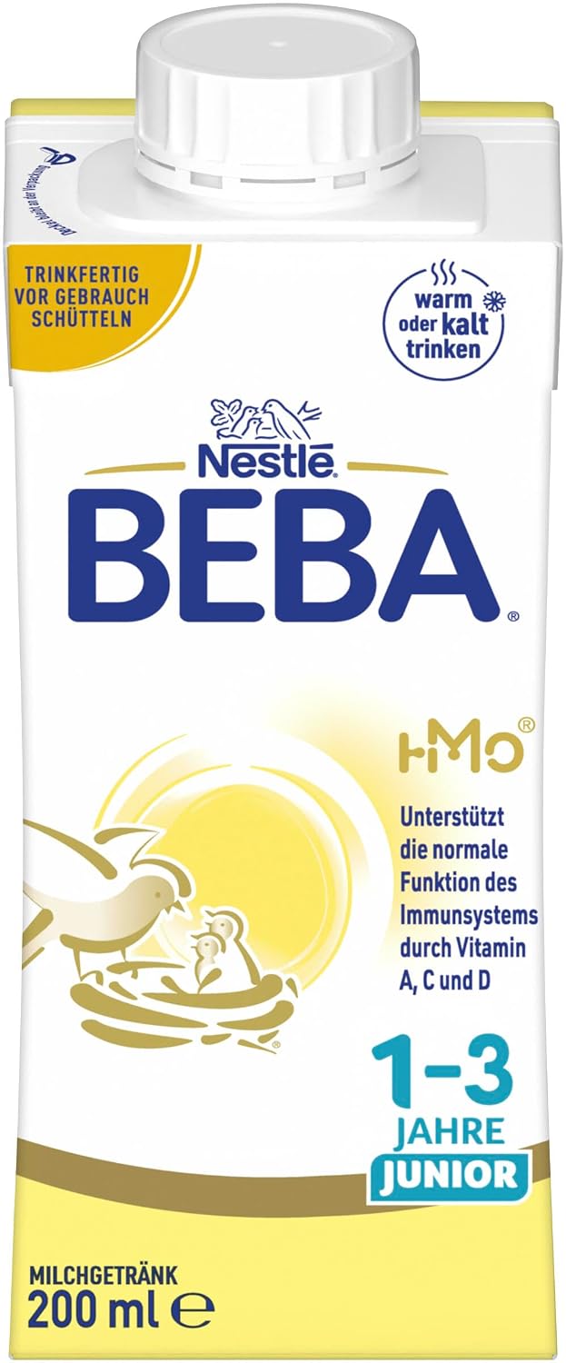 Thumbnail 1 de BEBA Junior 1-3 Jahre Milchgetränk trinkfertig – mit 2'-FL HMOs, altersgerechtem Proteingehalt, 6 x 200 ml