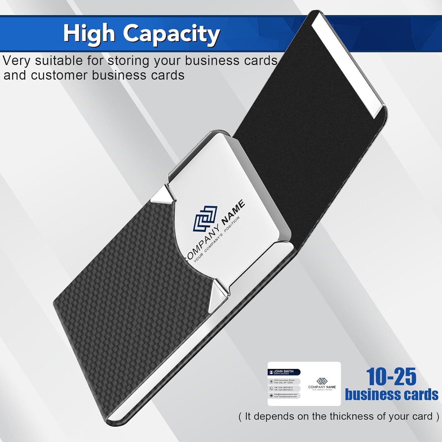 Thumbnail 4 de DMFLY Business Card Holder PU Leather 1pc