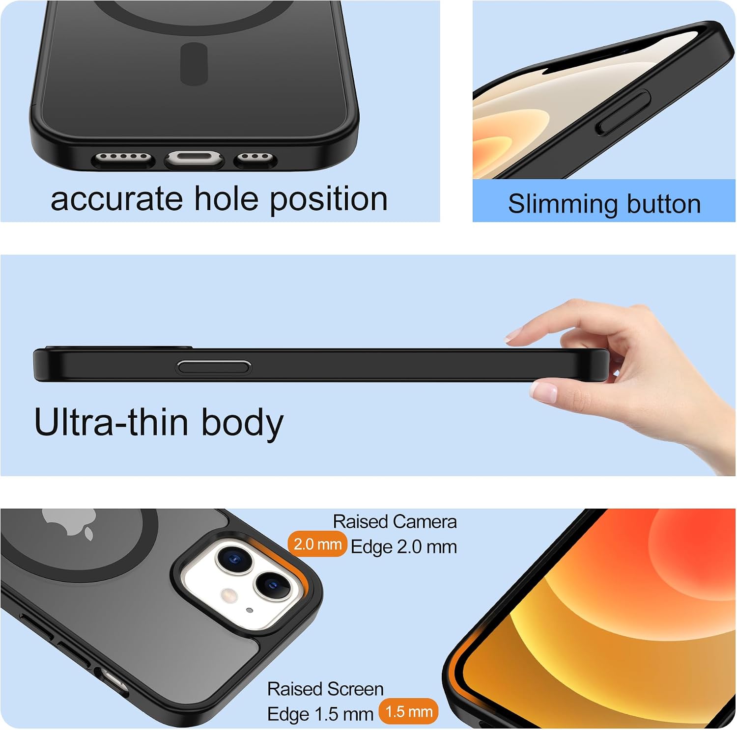 Thumbnail 5 de Pilaru Magnetic Case iPhone 13 Mini with MagSafe 2X screen protector
