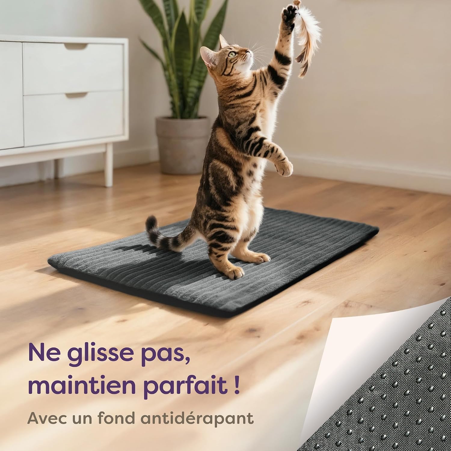Detalle de Tapis auto chauffant pour chat 60x45 cm