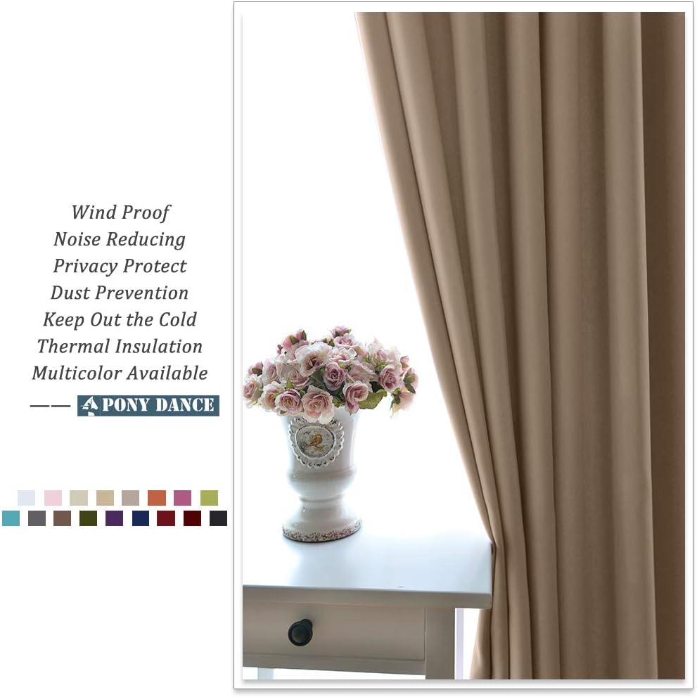 Thumbnail 6 de PONY DANCE Blackout Curtains 80 x 90 in 🪟