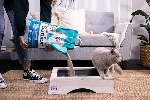 Thumbnail 6 de Sanicat Clumping Cat Litter with Marseille Soap Scent, 10 L – Natural Minerals, Odour Control