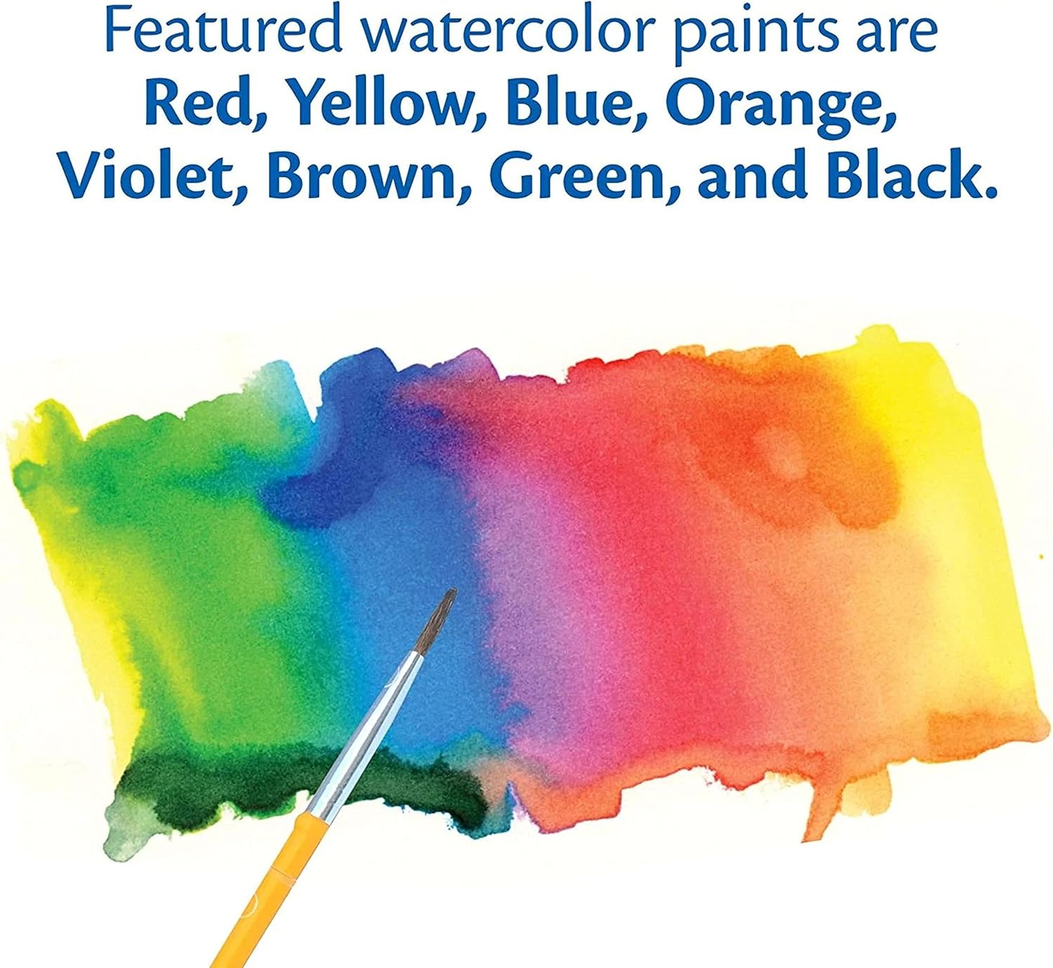 Thumbnail 2 de Crayola Washable Watercolor Paint Sets for Kids (12ct) — washable spring and Easter craft supplies with brush
