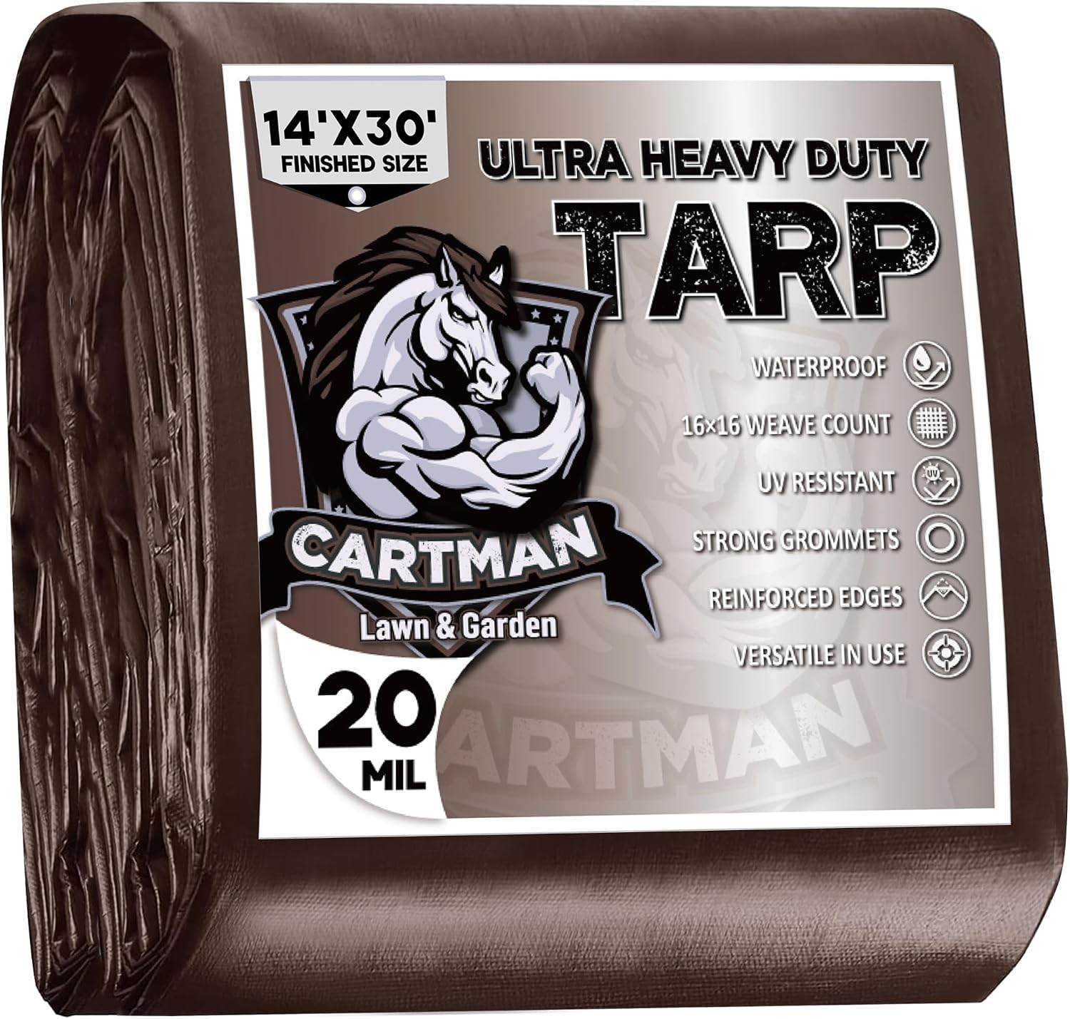 Detalle de Cartman 14x30 ft 20 mil Poly Tarp
