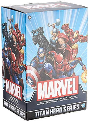 Detalle de Hasbro Marvel Titan Hero Series - Multipack 6 Figuras 🦸