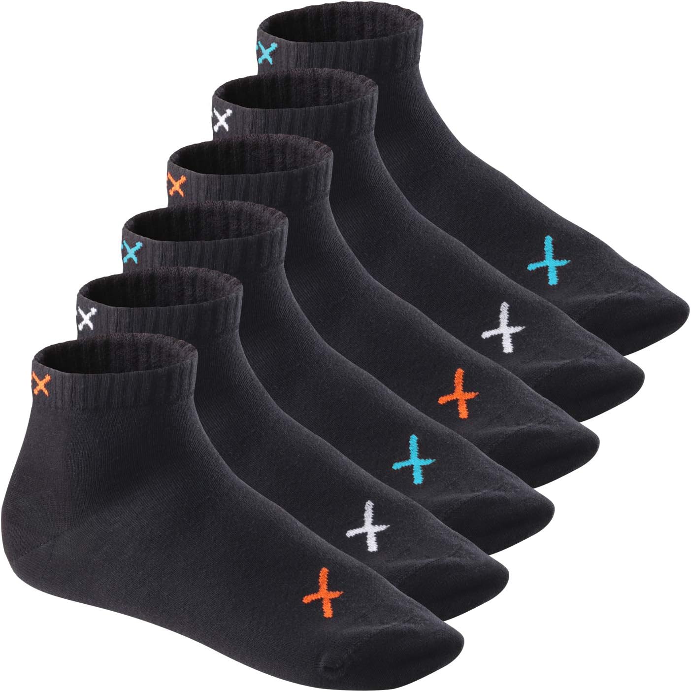 Detalle de CFLEX LIFESTYLE Unisex Low-Cut Socks, 6 Pairs, High Cotton Content