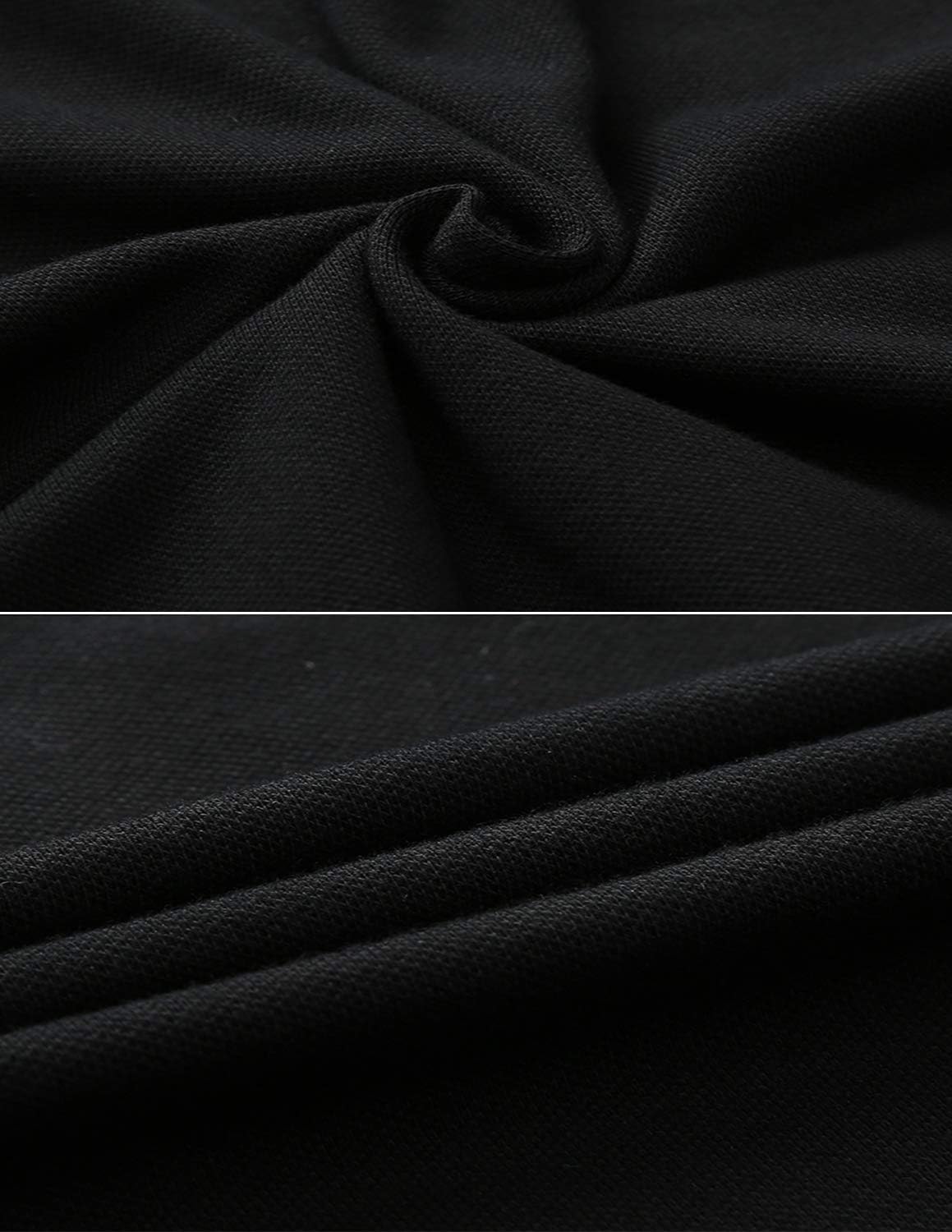 Detalle de YCUEUST Homme Polo en coton lattice manches courtes – polo casual basic pour tennis, golf et été