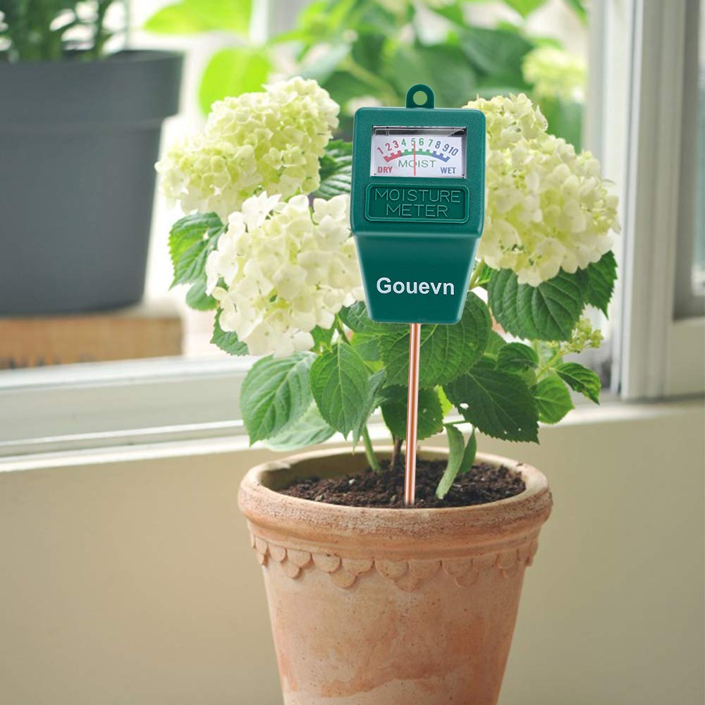 Detalle de Gouevn G02 2-Pack Soil Moisture Meter, 19.5 cm Probe, No Batteries