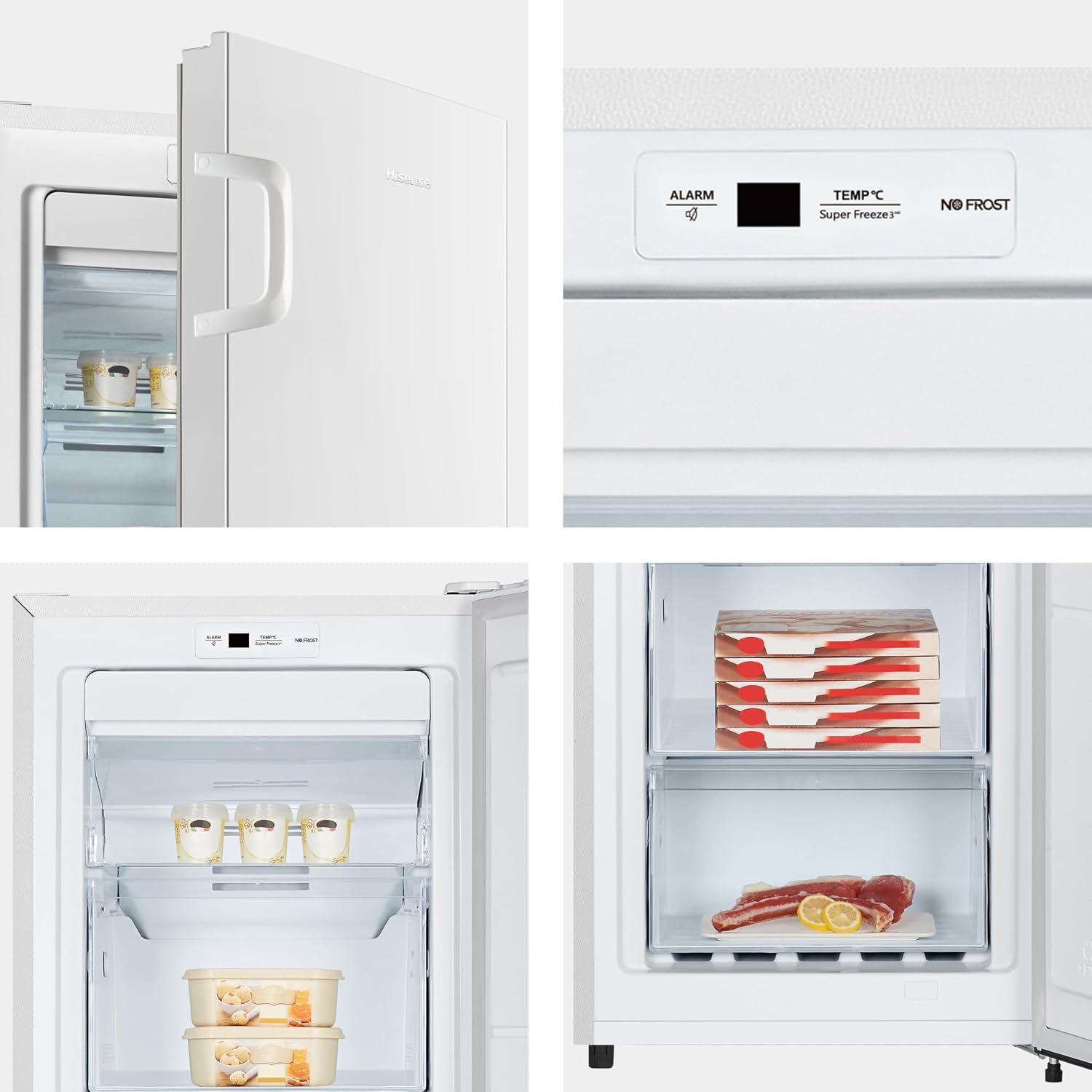 Detalle 2 de Hisense FV191N4AW2 Gefrierschrank – TotalNoFrost, SuperFreeze und Multiflow 360° im Detail