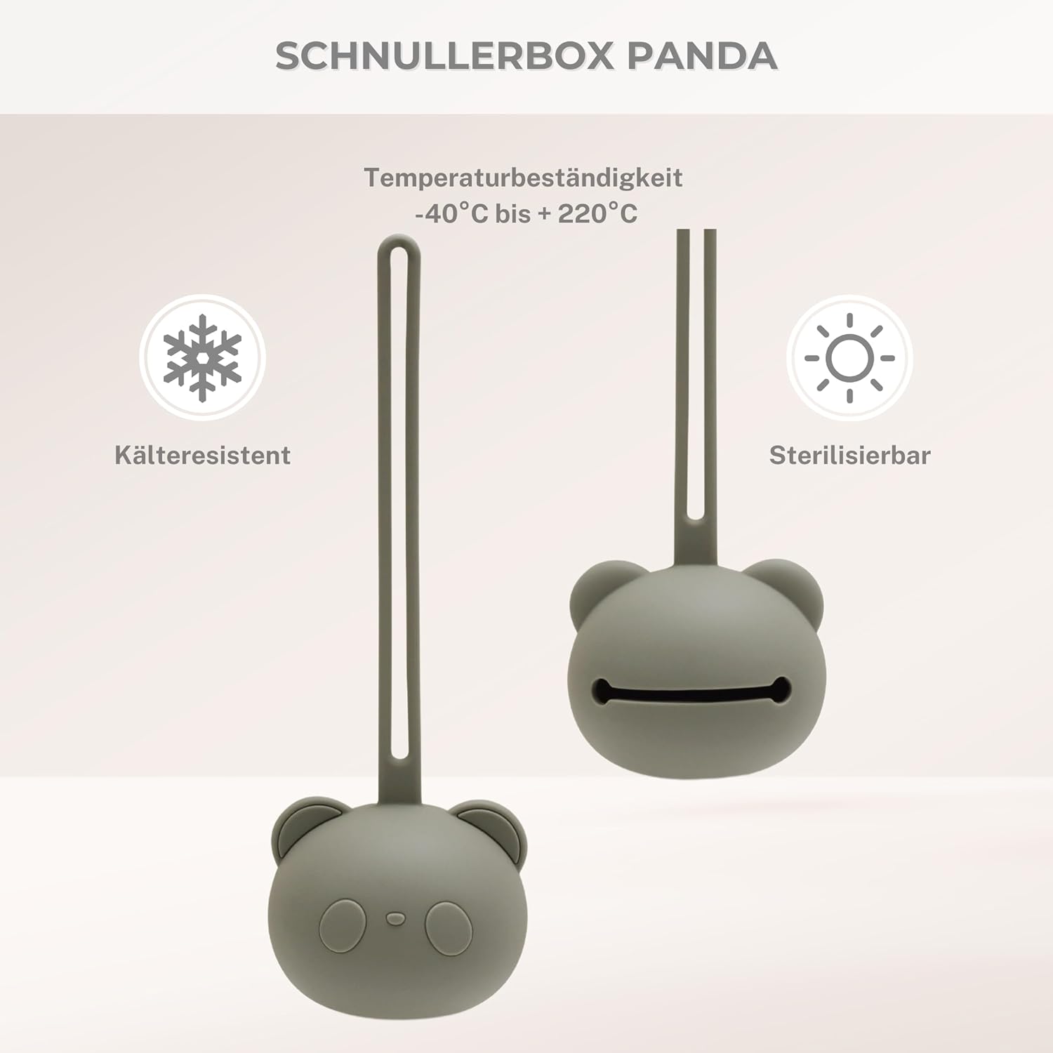 Thumbnail 4 de CAJA Schnullerbox 2er Set Panda 2–3 Stück