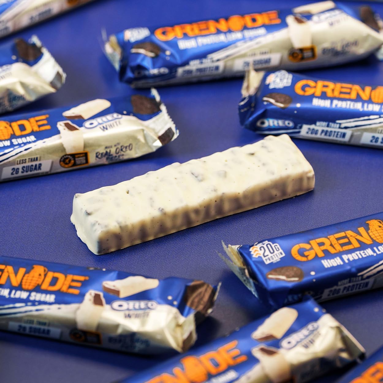 Thumbnail 4 de Grenade Barra Proteica Low Carb Oreo White 12x60 g 🥜
