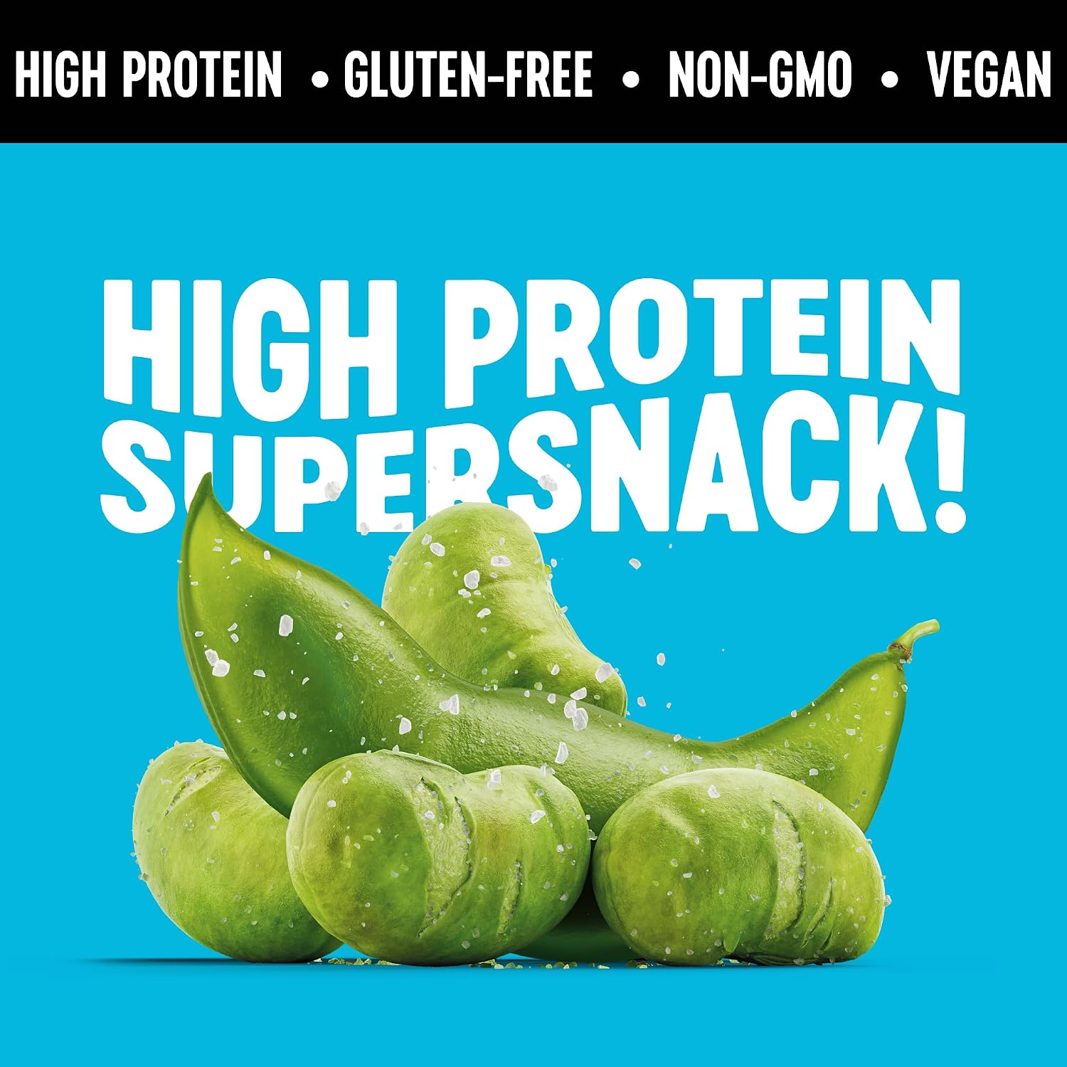 Thumbnail 6 de The Only Bean Crunchy Roasted Edamame Snacks, 5 Flavors, Keto-Friendly, 4 oz