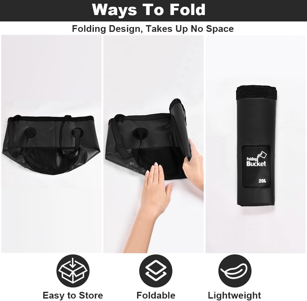 Thumbnail 5 de Flintronic Folding Water Bucket 20L