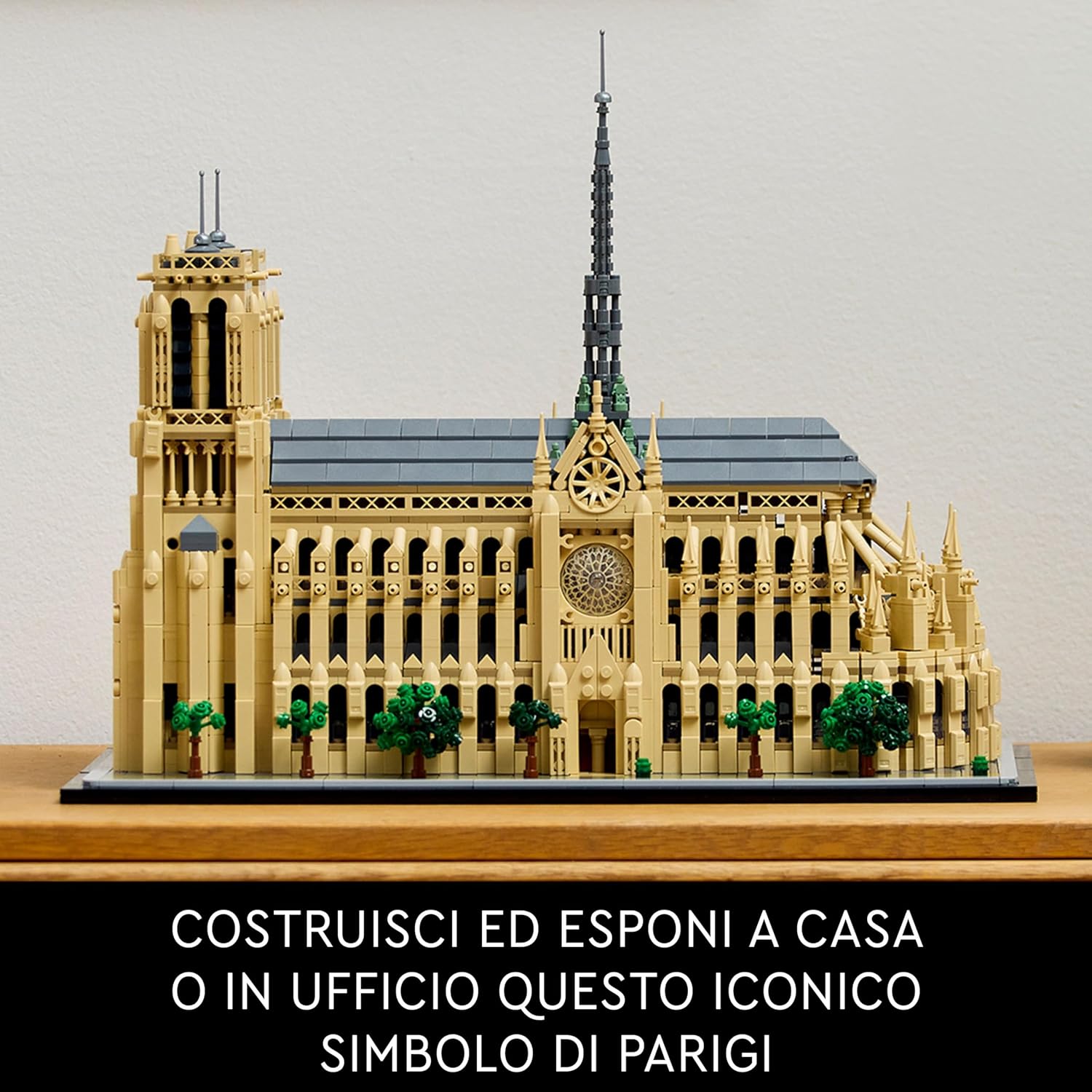 Detalle de LEGO Architecture Notre-Dame de Paris 21061 — Set da collezione per adulti