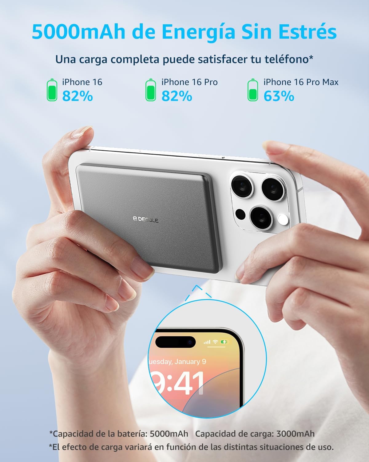 Thumbnail 2 de decqle Air Power Bank MagSafe 5000mAh
