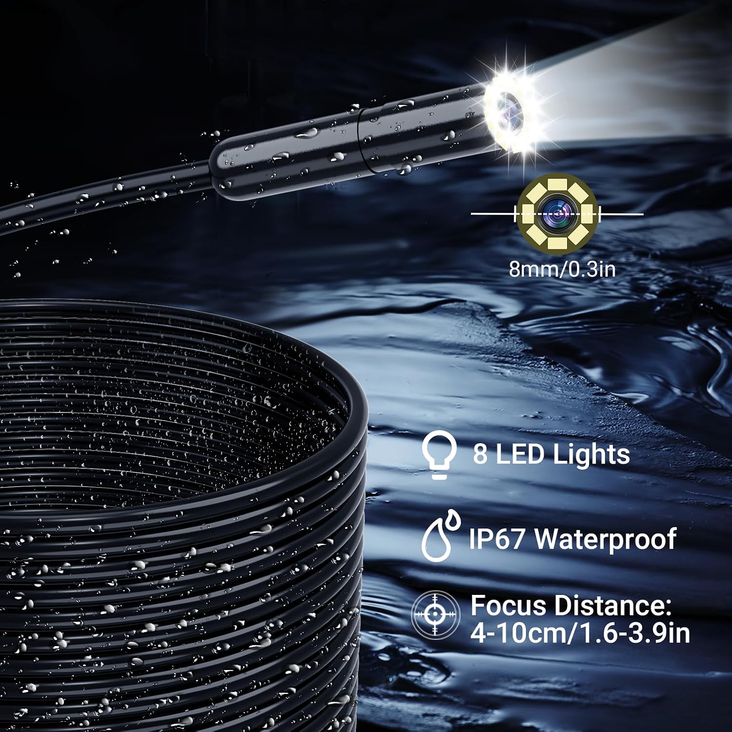 Thumbnail 5 de Ferdiiz Endoscope 1920P HD Inspection Camera