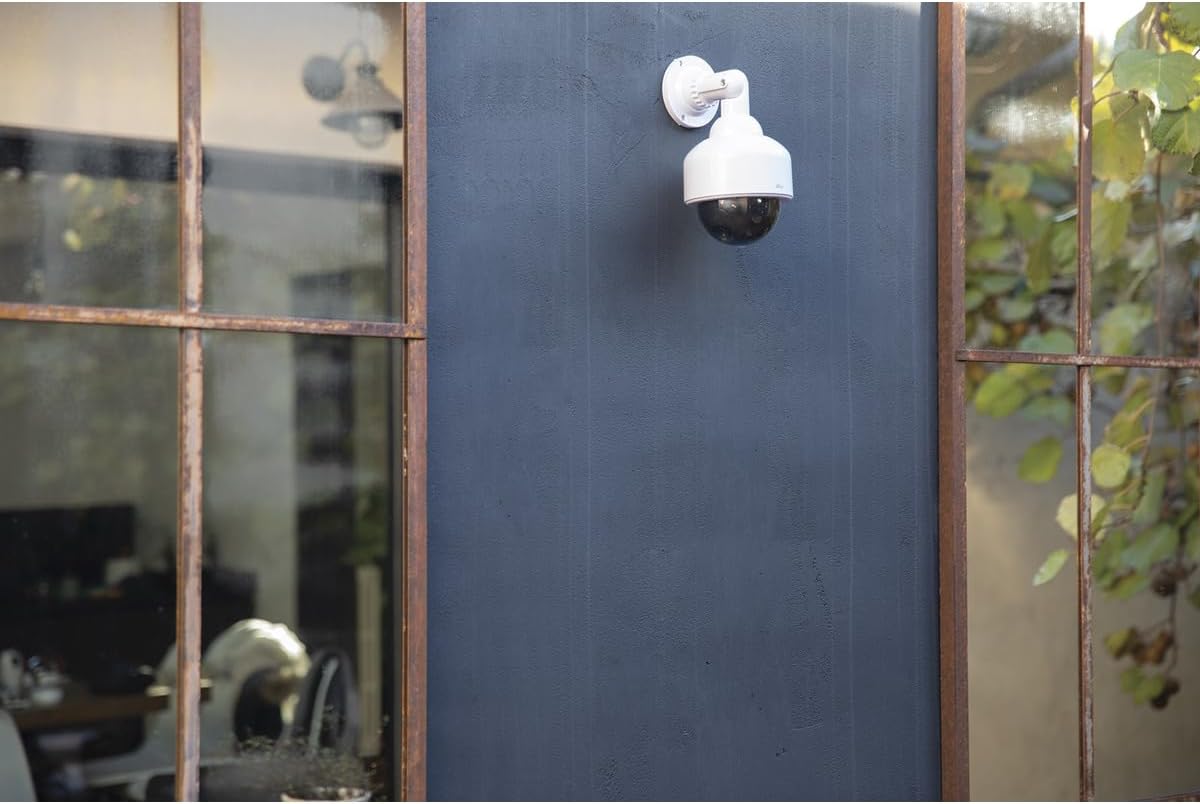 Detalle 1 de Otio Telecamera di Sorveglianza Fittizia Esterna con LED—Design sobrio, deterrenza visiva per la tua proprietà