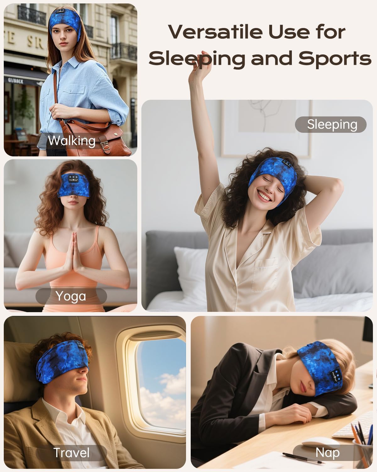 Thumbnail 6 de MUSICOZY sleep headphones with 16 hours