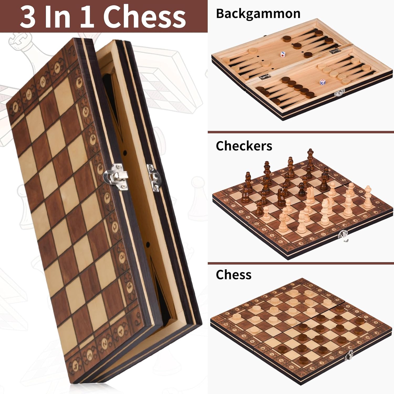 Thumbnail 2 de Schachspiel 29x29 cm magnetisch ♟