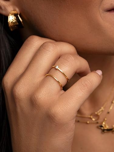 Detalle 2 de SINGULARU Anillo Spiral Spark 💍
